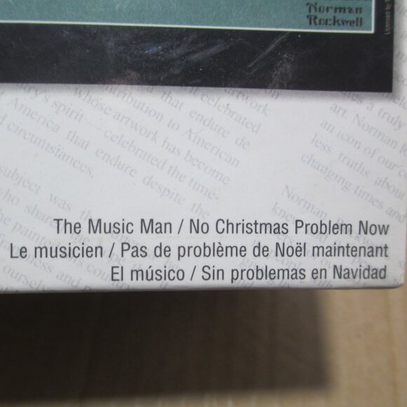 Norman Rockwell Christmas Puzzle Music Man Christmas Now 1000 Pc NEW SEALED - Picture 3 of 6